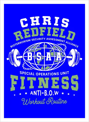 Bsaa Redfield Fitness Emblem