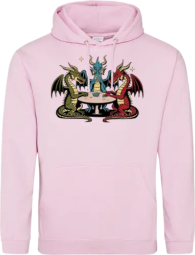 Dragons playing cards
