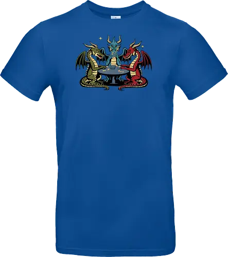 Dragons playing cards