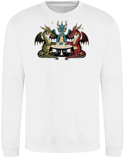 Dragons playing cards