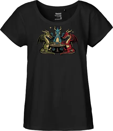 Dragons playing cards