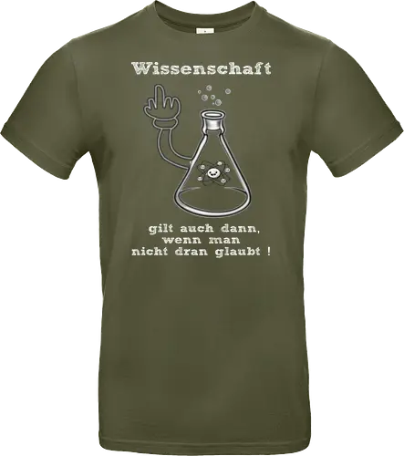 Wissenschaft gilt auch dann, wenn man  nicht dran glaubt ! (ws)