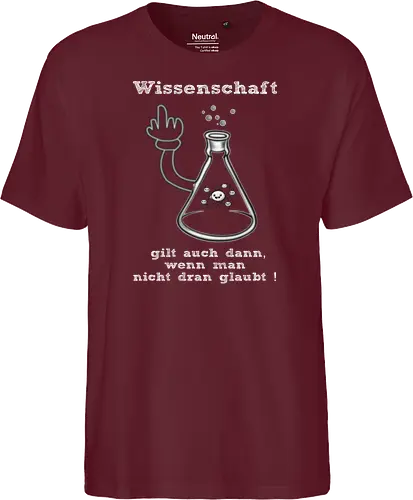 Wissenschaft gilt auch dann, wenn man  nicht dran glaubt ! (ws)