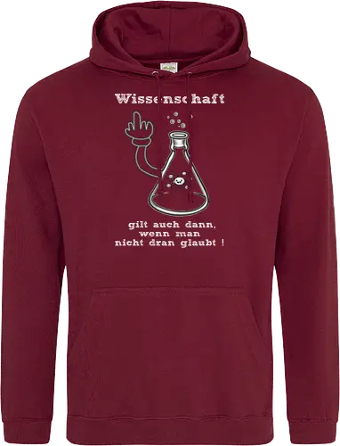 Wissenschaft gilt auch dann, wenn man  nicht dran glaubt ! (ws)