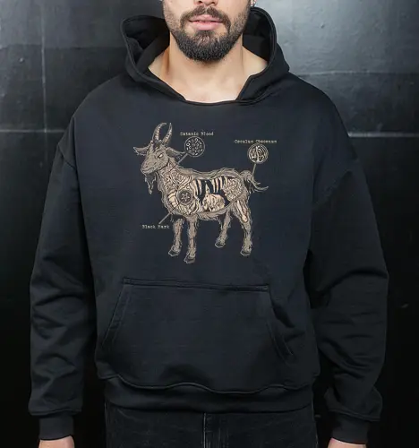 Anatomical Black Goat