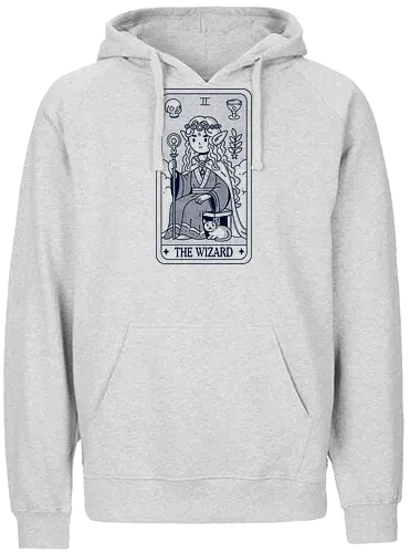The wizard - TAROT, CARD, CARD TAROT, POP, MAGIC, MAGICAL, WIZARD - Fairtrade Hoodie