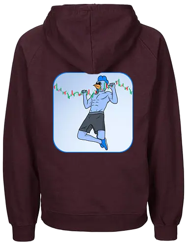 roost pullup - roost, crypto, currency, base, nft - Fairtrade Hoodie