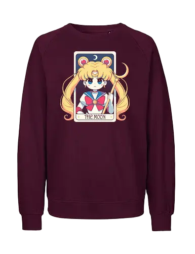 The Moon - anime, manga, sailor, moon, Sailor, serena, manga, japan - Fairtrade Sweatshirt