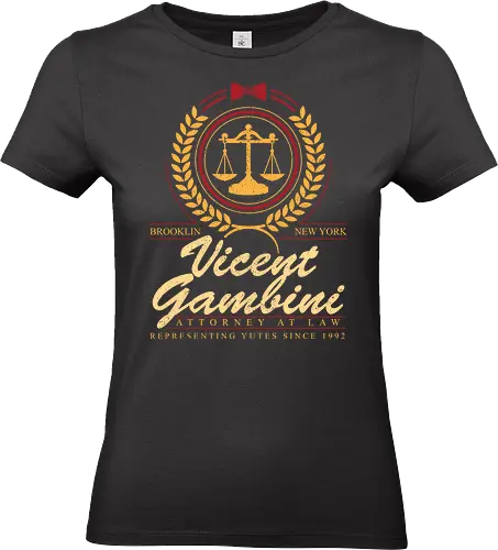 Brooklyn Lawyer - Courtroom Genius  - 90s, attorney, brooklyn, comedy, cult classic, cult film, funny, funny lawyer, humor, lawyer, new york, nostalgia, retro, vintage, witty - Standard T-Shirt (Women)