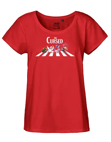 The Cursed - anime, manga, ranma, pchan, humor, cat, cute, shampoo, pig, beatles, abbey road, akane tendo, ranma saotome, shoujo - Fairtrade Girl Shirt