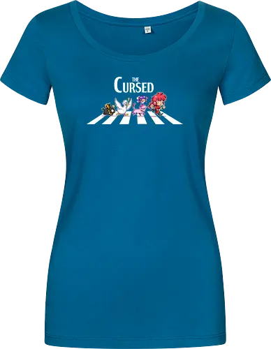 The Cursed - anime, manga, ranma, pchan, humor, cat, cute, shampoo, pig, beatles, abbey road, akane tendo, ranma saotome, shoujo - Women T-Shirt