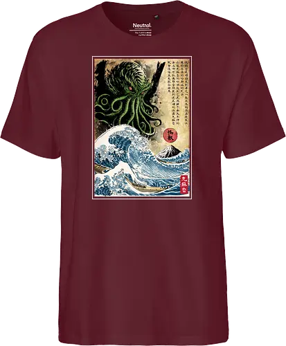 Great Cthulhu in Japan woodblock