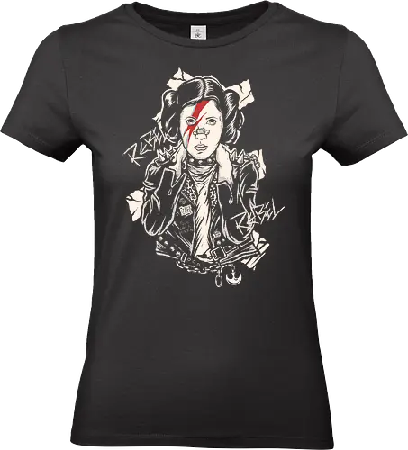 Rebel Star - Punk, Hard rock, comics, Science Fiction, Science fiction movies, green devil artwork - Standard T-Shirt (Women)