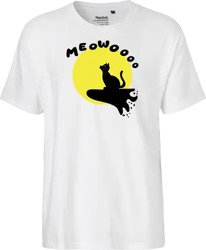 Cat Howling at the Moon (Katze heult den Mond an)