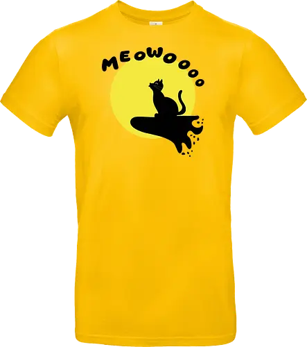 Cat Howling at the Moon (Katze heult den Mond an)