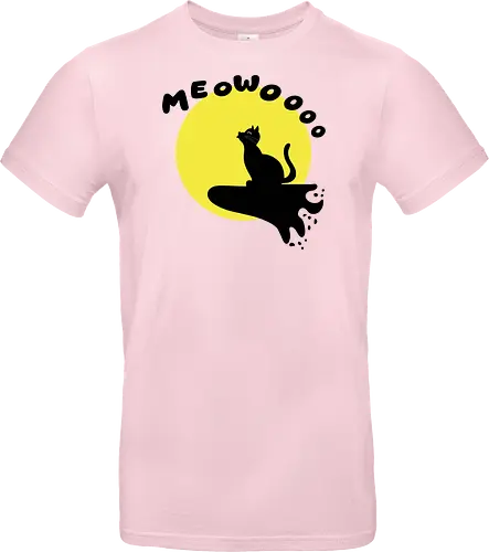 Cat Howling at the Moon (Katze heult den Mond an)