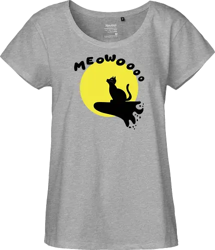Cat Howling at the Moon (Katze heult den Mond an)