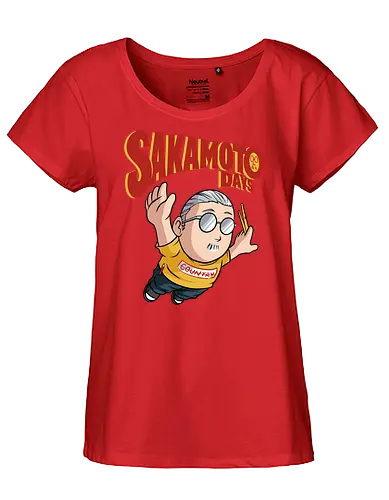 flying sakamoto  - shounen, sakamotodays, order, anime, manga, gangster, fatman, diet, oldman, cool, hitman - Fairtrade Girl Shirt