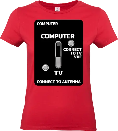 RF Switch 80's Game Art - video game, arcade, game, funny quote, gaming, geek, humor, joke, meme, memes, nerd, parody, pixel art, retro gaming, vintage, game art - Standard T-Shirt (Women)