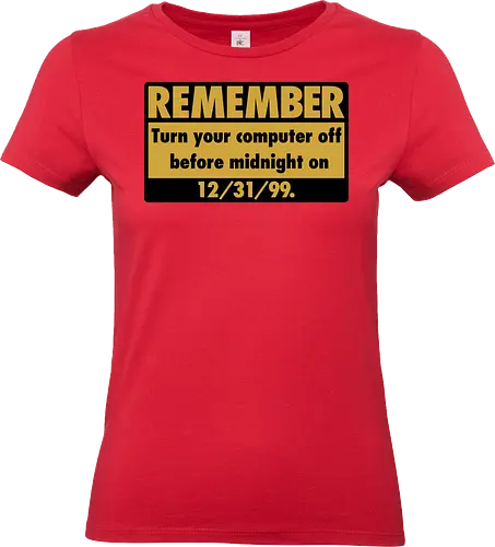 The Millennium Bug Vintage Art - vintage, game art, meme, memes, nerd, parody, pixel art, retro gaming, video game, arcade, game, funny quote, gaming, geek, humor, joke - Standard T-Shirt (Women)