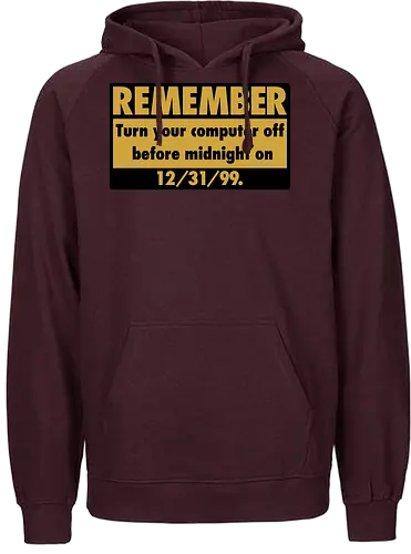 The Millennium Bug Vintage Art - vintage, game art, meme, memes, nerd, parody, pixel art, retro gaming, video game, arcade, game, funny quote, gaming, geek, humor, joke - Fairtrade Hoodie