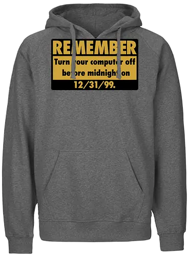 The Millennium Bug Vintage Art - vintage, game art, meme, memes, nerd, parody, pixel art, retro gaming, video game, arcade, game, funny quote, gaming, geek, humor, joke - Fairtrade Hoodie
