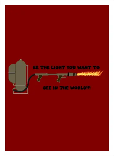 Be Light In The World Ironic Art
