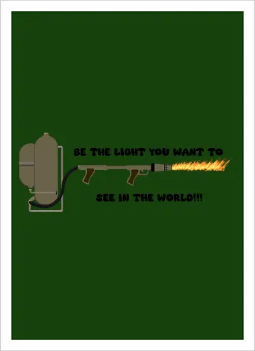 Be Light In The World Ironic Art