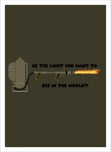 Be Light In The World Ironic Art