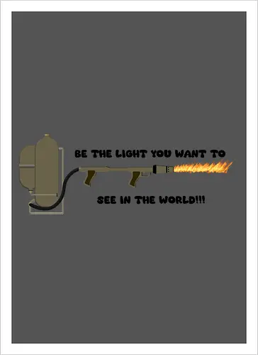 Be Light In The World Ironic Art