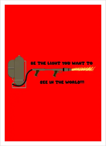 Be Light In The World Ironic Art