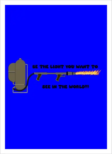 Be Light In The World Ironic Art