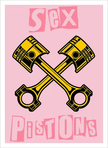 Sex Pistons Parody Art