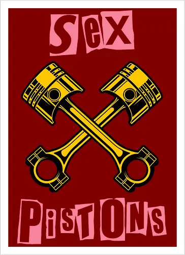 Sex Pistons Parody Art