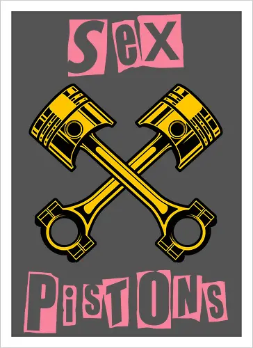 Sex Pistons Parody Art