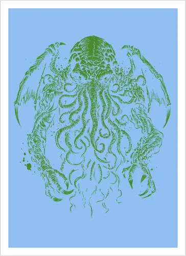 Great old one behind the shadows green