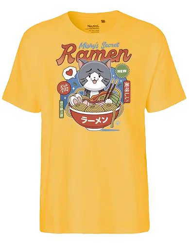 Mishelam Wonderland Mishy Ramen - legend heroes, crossbell, bracer guild, thors military academy, trails from zero, ramen, noodles, trails into reverie, trails of cold steel, gamer, gaming, video game, trails to azure, tio plato, mishy - Fairtrade T-Shirt