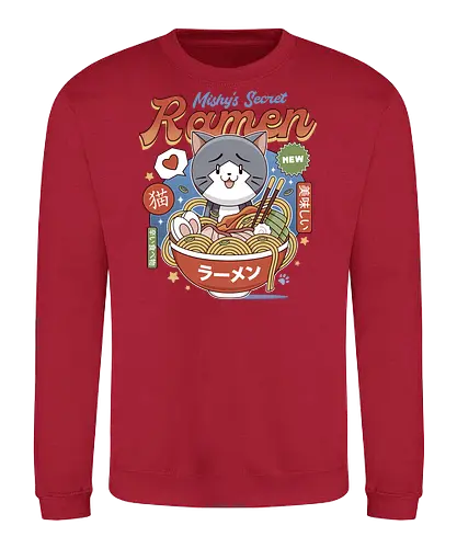 Mishelam Wonderland Mishy Ramen - legend heroes, crossbell, bracer guild, thors military academy, trails from zero, ramen, noodles, trails into reverie, trails of cold steel, gamer, gaming, video game, trails to azure, tio plato, mishy - Sweatshirt