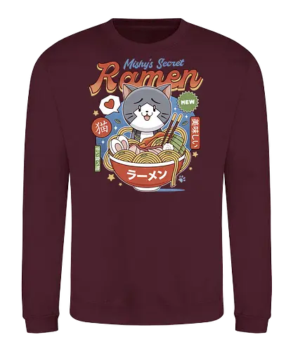 Mishelam Wonderland Mishy Ramen - legend heroes, crossbell, bracer guild, thors military academy, trails from zero, ramen, noodles, trails into reverie, trails of cold steel, gamer, gaming, video game, trails to azure, tio plato, mishy - Sweatshirt