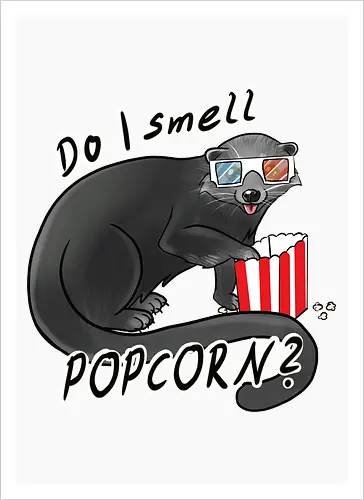 Binturong, Popcorn