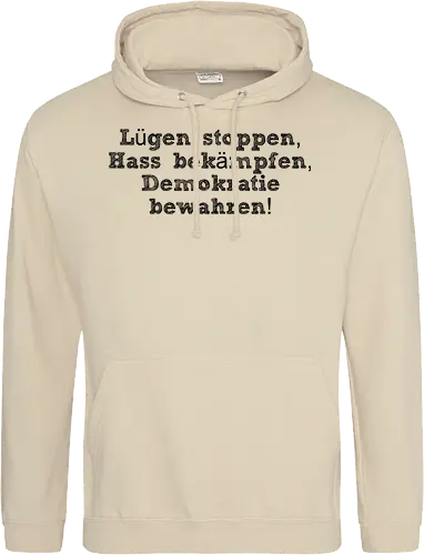 Lügen stoppen, Hass bekämpfen, Demokratie bewahren!