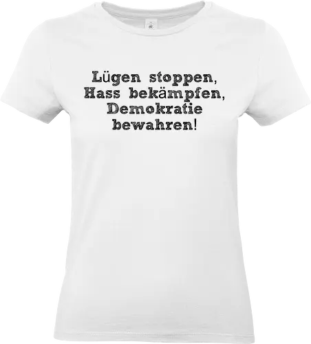 Lügen stoppen, Hass bekämpfen, Demokratie bewahren!