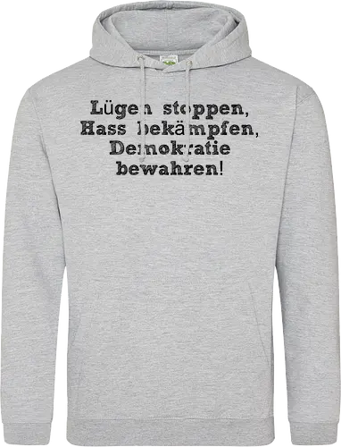 Lügen stoppen, Hass bekämpfen, Demokratie bewahren!