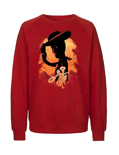 sweet memories - astronaut, cartoon, 80s, cool, galaxy, negative space, glow, dramatic, movie, kids, children, childhood, 90s, friendship, bestfriend, valentine, love, care, family, silhouette, sherif, woody, buzz, lightyear, abstract - Fairtrade Sweatshirt
