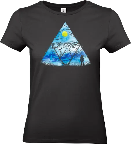 Song of winter - gaming, classic gaming, retrogaming, wild lands, Hero of Time - Standard T-Shirt (Women)