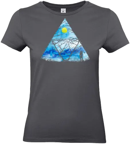 Song of winter - gaming, classic gaming, retrogaming, wild lands, Hero of Time - Standard T-Shirt (Women)