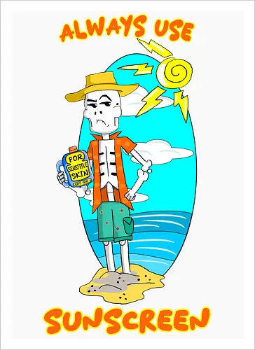 Skeleton's Sunscreen (Sonnencreme für Skelette)