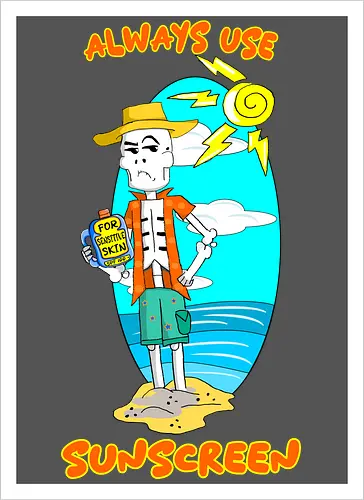 Skeleton's Sunscreen (Sonnencreme für Skelette)