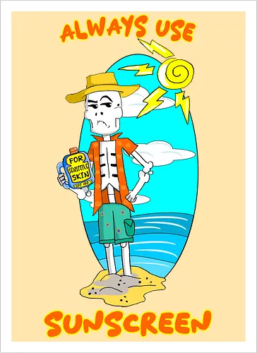 Skeleton's Sunscreen (Sonnencreme für Skelette)