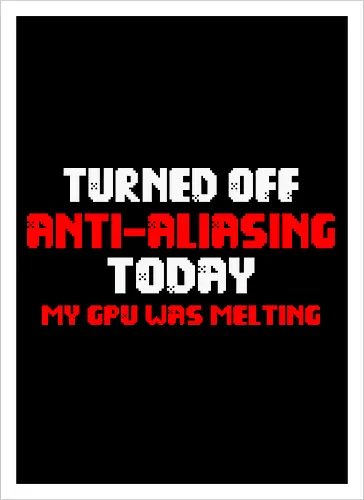 Anti-Aliasing Off Today (Anti-Aliasing heute aus)